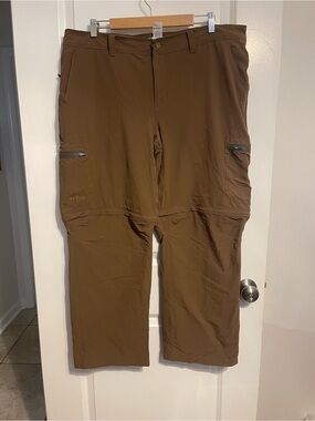 L.L. Bean Brown Men's Convertible Cargo Pants
